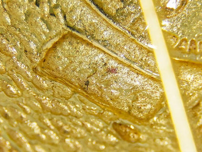 Authentic Chanel Coco Mark Matelasse Brooch GP Gold Plated Matelasse Accessories