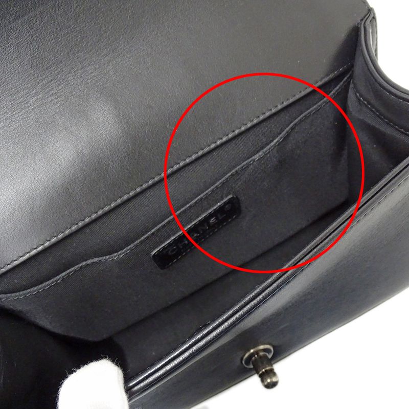 Chanel Bag Boy Chanel Women's Brand Shoulder Bag Tweed Leather Black White