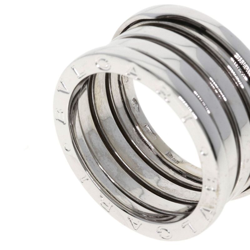 Bvlgari B-zero1 4-band #57 Ring 18K White Gold Ladies