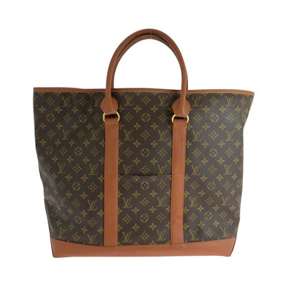Louis Vuitton Monogram Sac Weekend GM Brown PVC M42420 Tote Bag Shoulder Bag