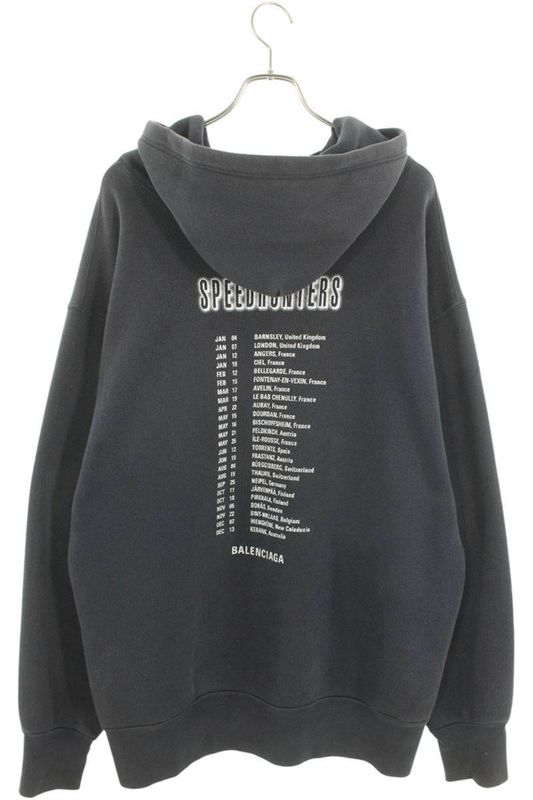 Balenciaga 541707 Tcv37 Speedhunters Pullover Hoodie Men's L