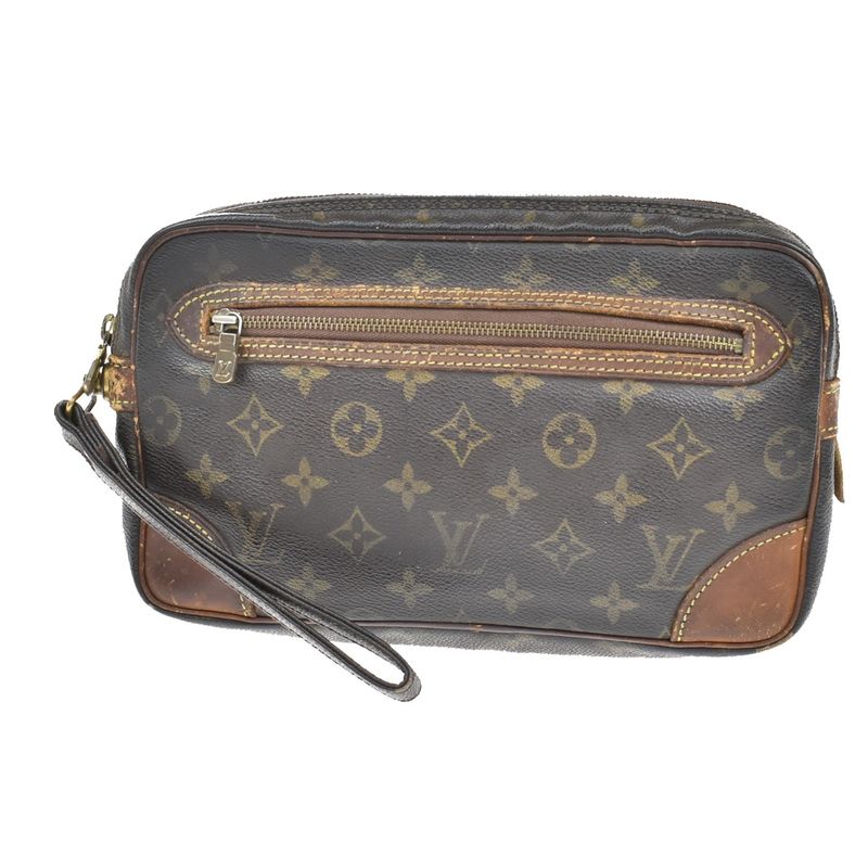 Louis Vuitton Marly Dragonne GM Clutch Bag Monogram M51825 09kb026