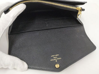 Louis Vuitton Portefeuille Sarah Long Fold Wallet Monogram Empreinte M80496