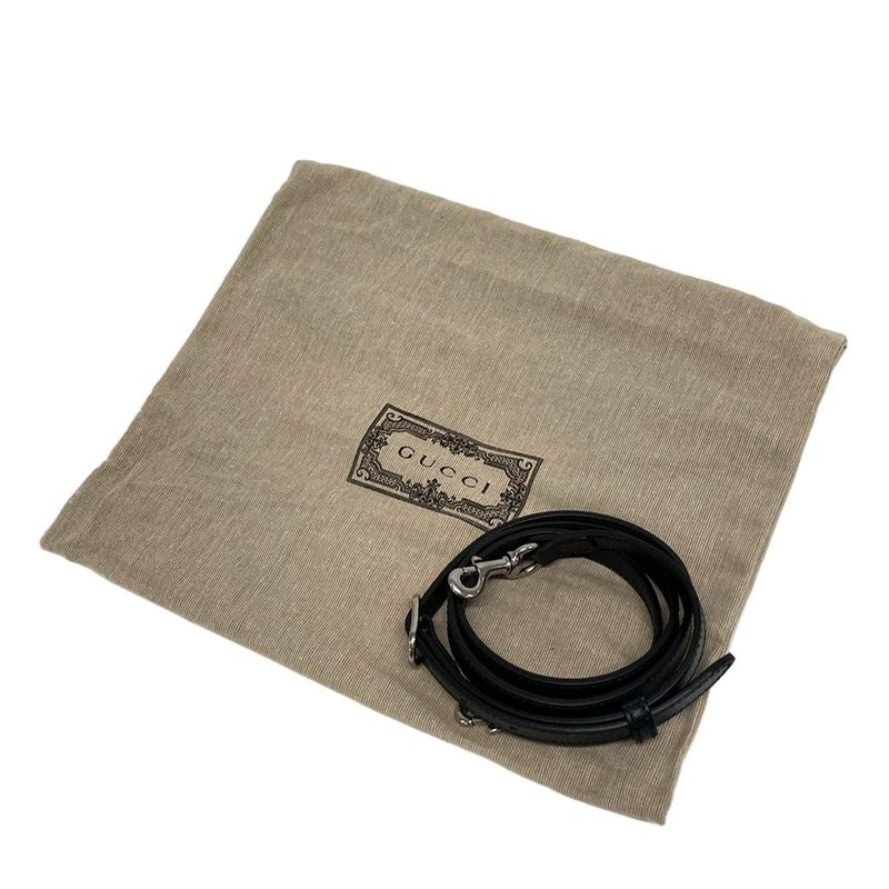 Gucci GG Plus GG Supreme/gg Marmont 772157 Navy Ivory And Red Leather