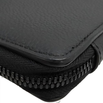 Louis Vuitton Shoulder Bag LV Aerogram Phone Pouch Grain Leather Black Matte