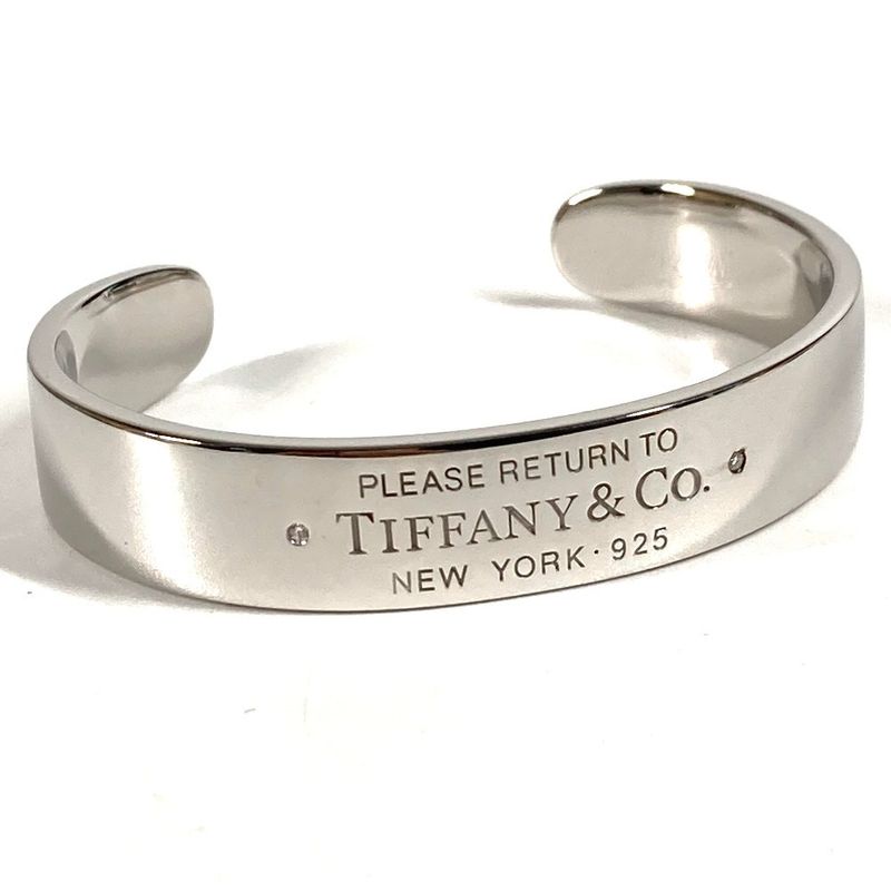 Tiffany & Co Bangle Return To Tiffany & Co Narrow Cuff Bangle Ag925 Silver
