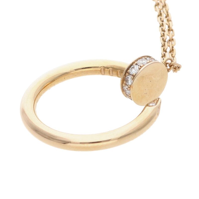 Cartier Juste Un Clou Juste UN CLOU Neclace 18K Pink Gold Diamond Necklace Men's