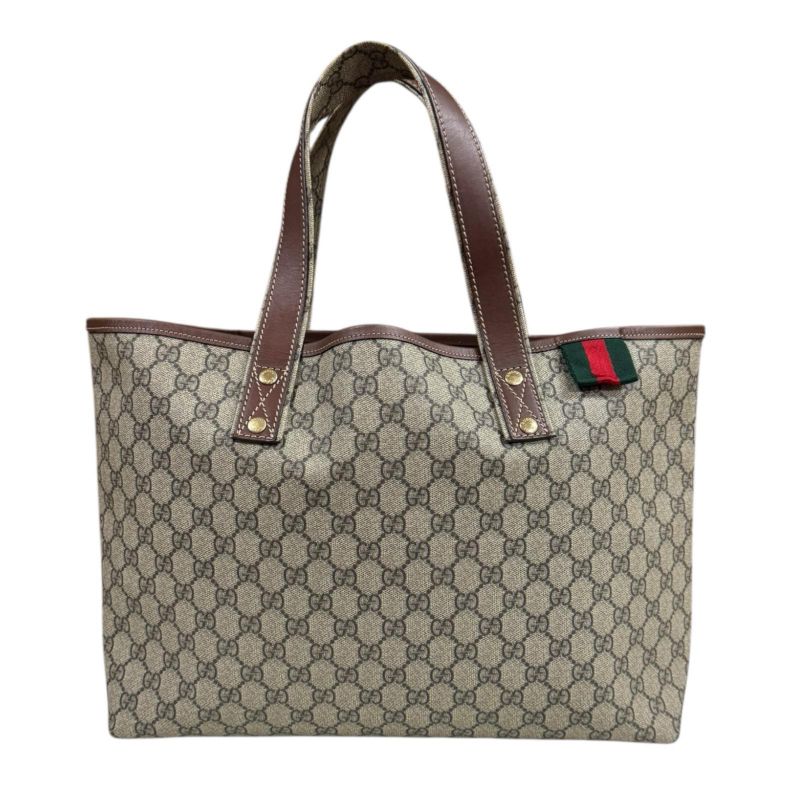 Gucci Sherry Tote Bag GG Supreme Canvas 211134 Beige Ladies Gucci  Gucci