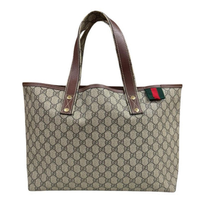 Gucci Sherry Tote Bag GG Supreme Canvas 211134 Beige Ladies Gucci  Gucci