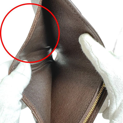 Louis Vuitton N61668 Damier Wallet With Zipped Pocket For Cards Compact Zipped