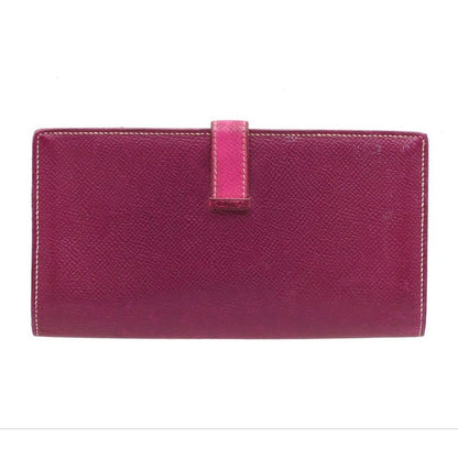 Hermes Leather Bearn Souffle Bifold Wallet — view 2