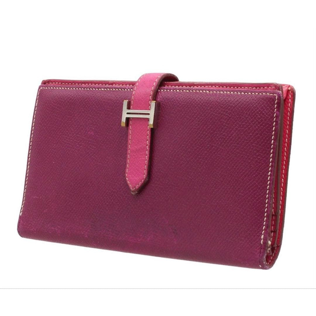 Hermes Leather Bearn Souffle Bifold Wallet — view 3