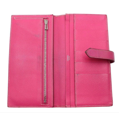 Hermes Leather Bearn Souffle Bifold Wallet — view 8