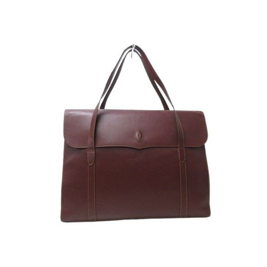 Cartier Shoulder Bag Must Line Bordeaux Leather