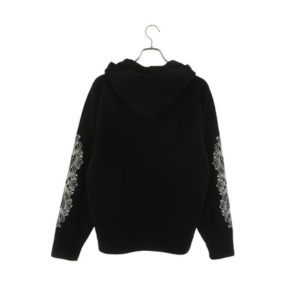 Chrome Hearts Sleeve Floral Embroidery Cashmere Pullover Hoodie — view 2