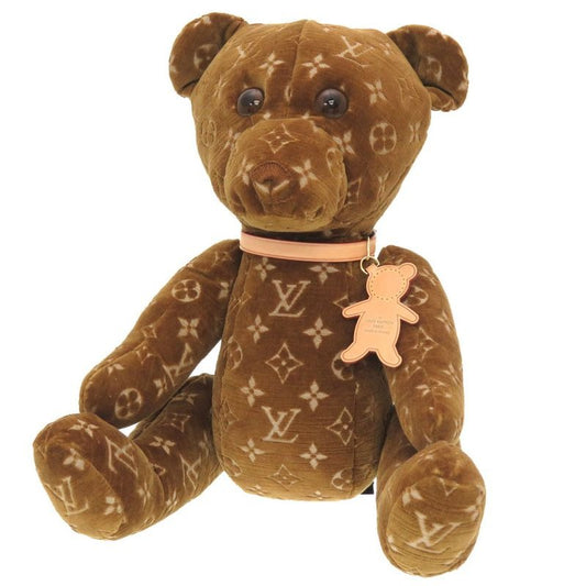 Louis Vuitton Monogram Doudou Teddy Bear Limited Edition 2021 Gi0616 Velour