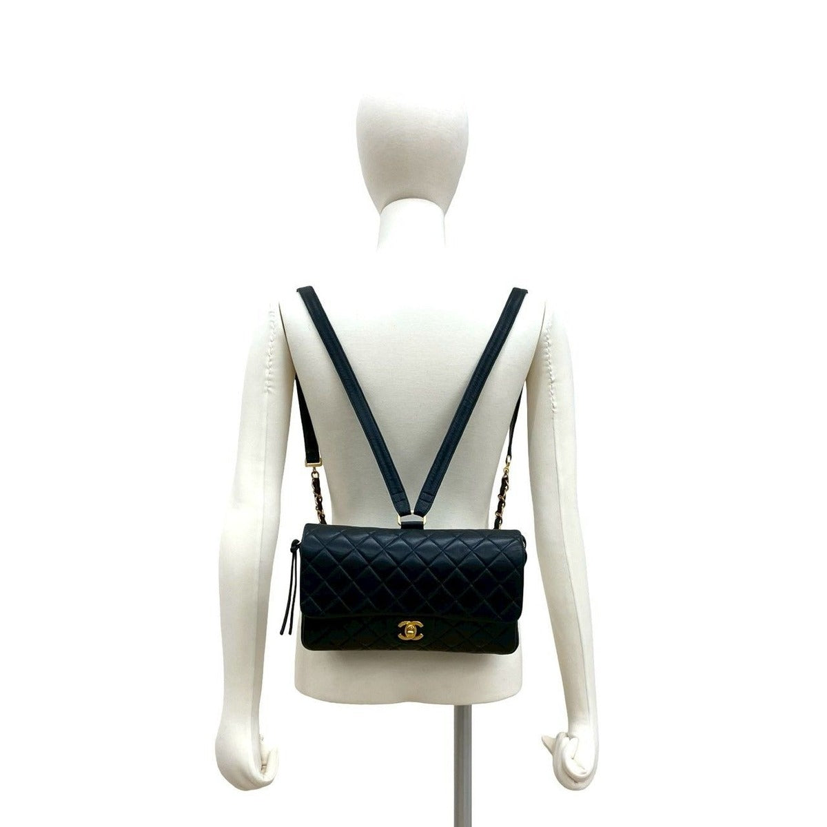 Chanel Box and Quilted CC Logo Lambskin Leather — view 2