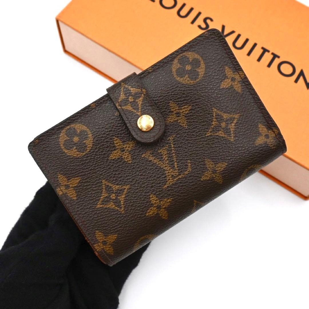 Louis Vuitton Monogram Bifold Wallet Viennois Clasp Compact