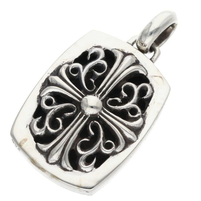Chrome Hearts Keeper Pendant Silver Necklace