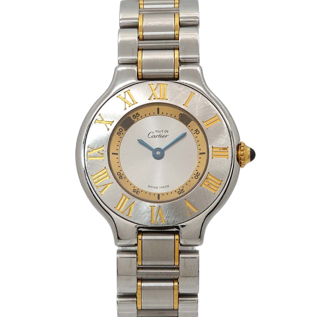 Cartier Must 21 Vantian Vintage Watch Silver Quartz