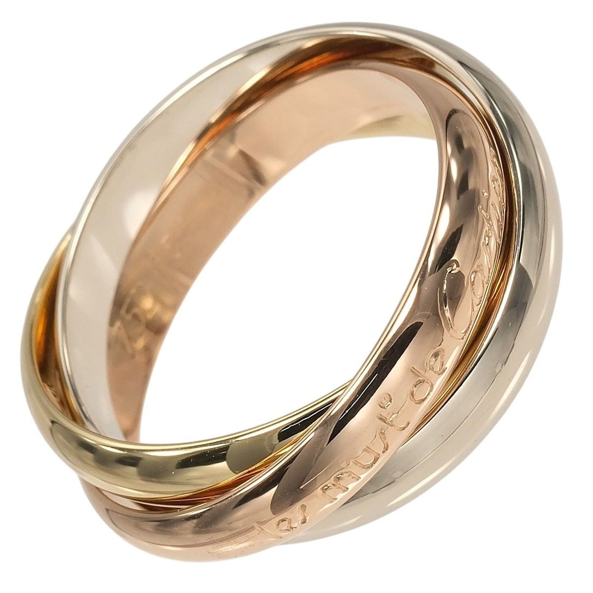 Cartier Trinity mm Band 18k Gold Ring