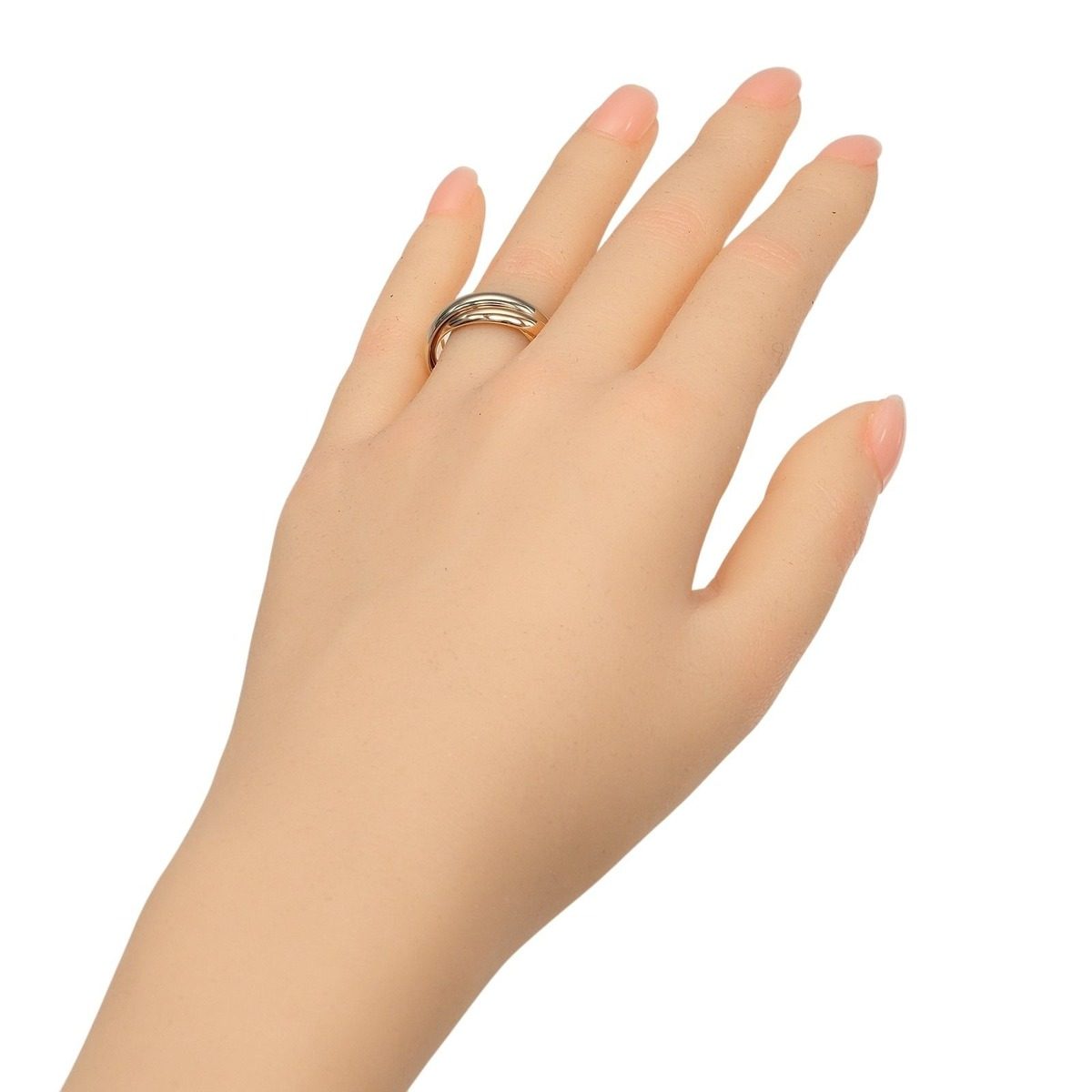 Cartier Trinity mm Band 18k Gold Ring — view 2
