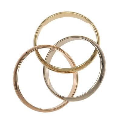 Cartier Trinity mm Band 18k Gold Ring — view 6