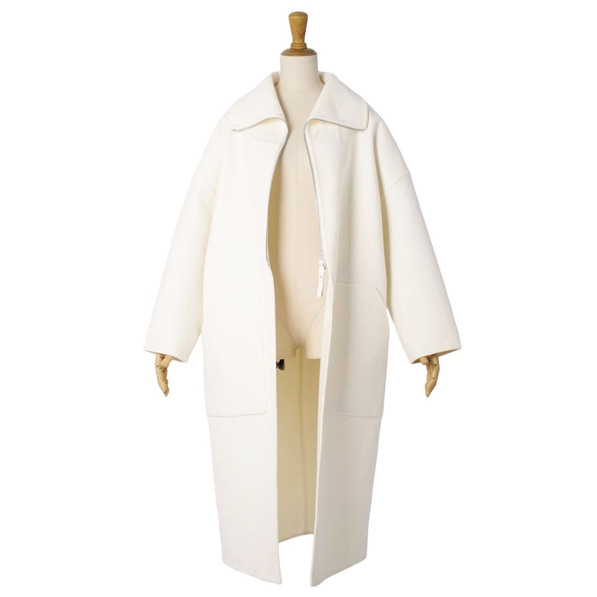 Hermes Coat Long Cashmere — view 3