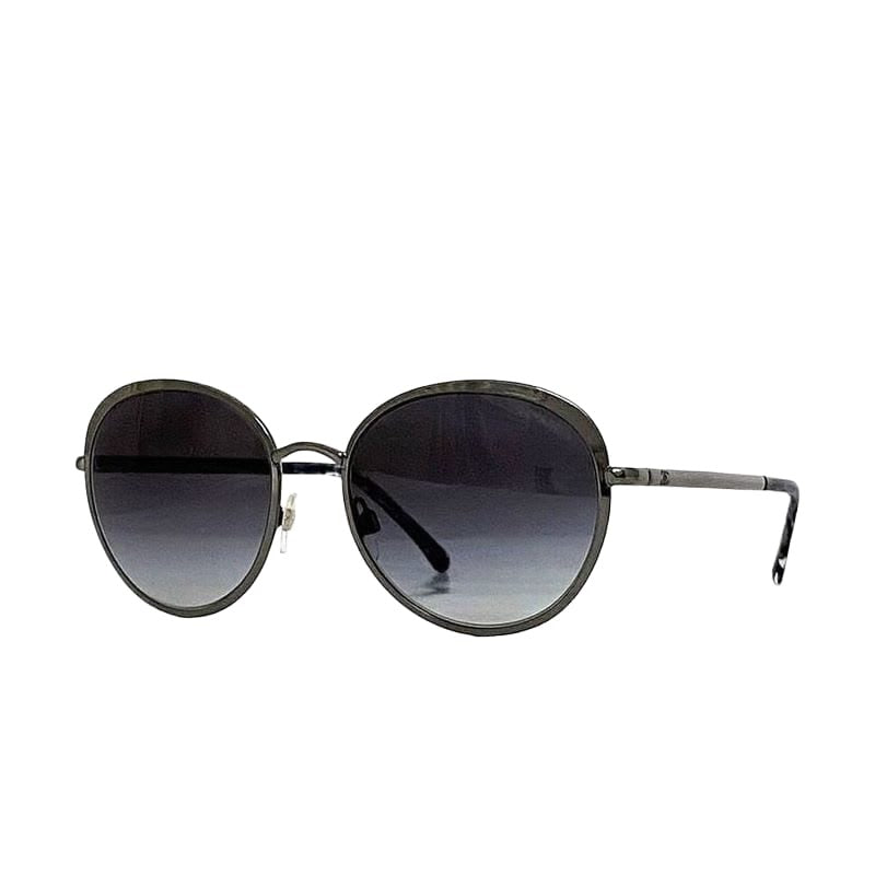 Chanel Sunglasses Silver Gradient with Coco Mark