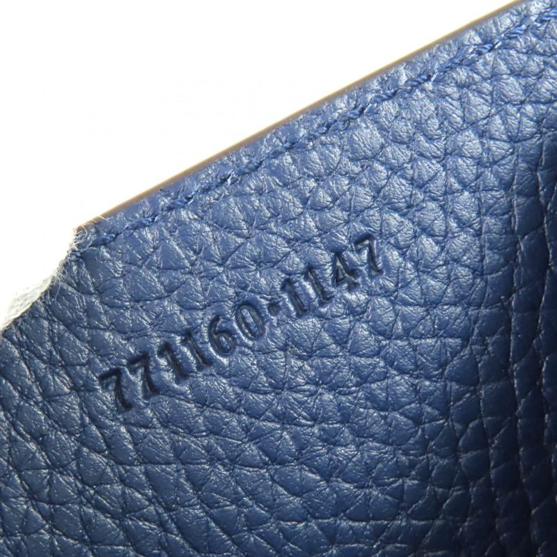 Gucci 771160 Logo Hardware Leather Coin Case Coin Purse Compact Wallet Current