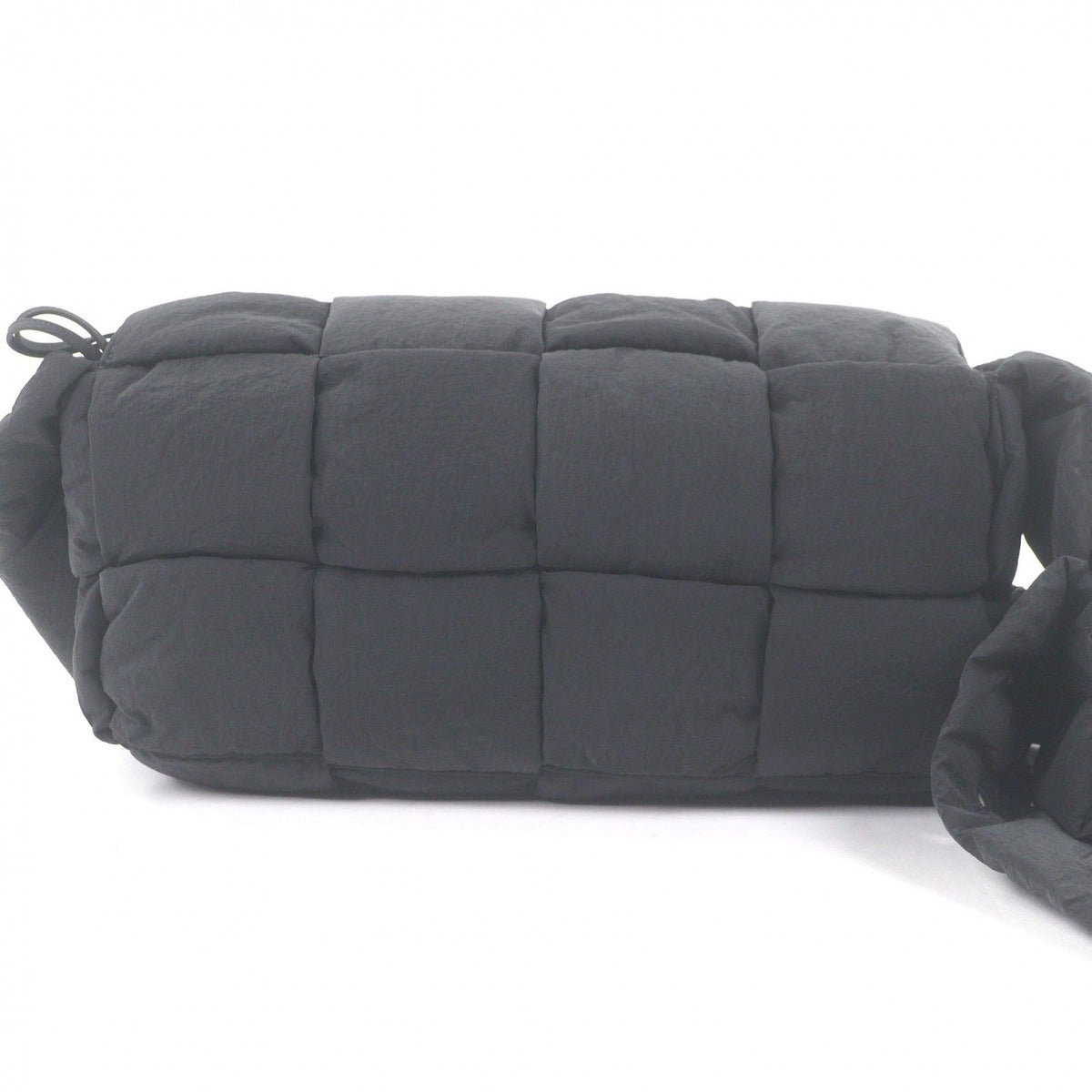 Bottega Veneta Padded Tech Cassette Nylon Shoulder Bag Black