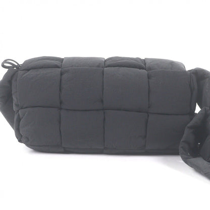 Bottega Veneta Padded Tech Cassette Nylon Shoulder Bag Black