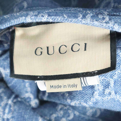 Gucci Sample 22aw GG Reversible Denim Jacket Reversible Over Denim Jacket
