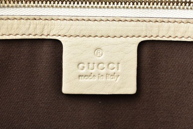 Gucci Shopping Bag Tote Bag Gucci Canvas GG Brown Beige Off White 161128