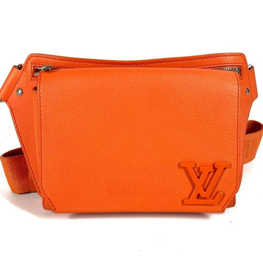 Louis Vuitton Body Bag Bum Nv Taurillon Leather Orange