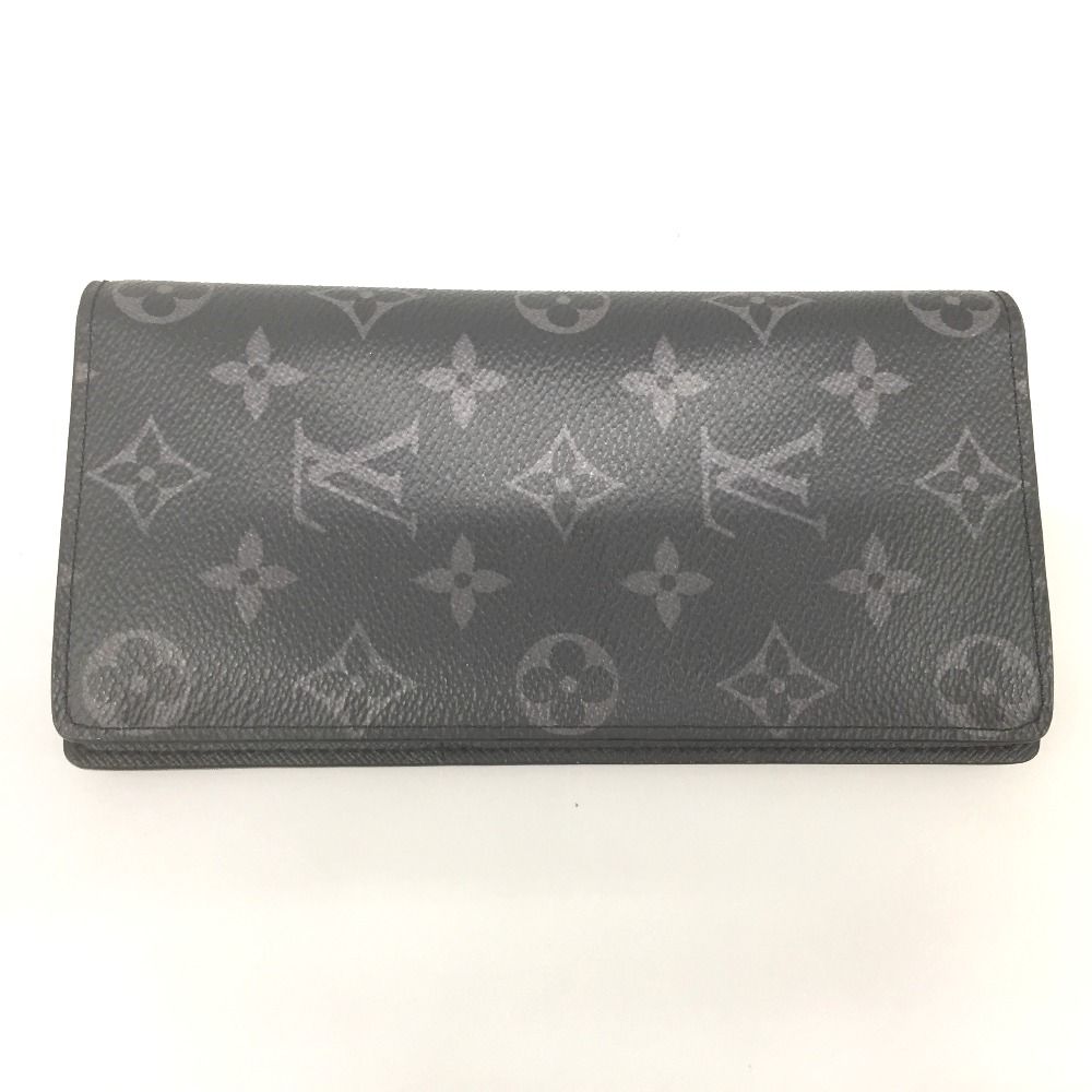 Louis Vuitton Bifold Wallet Monogram Eclipse Portefeuille Brother Initial
