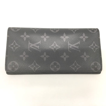 Louis Vuitton Bifold Wallet Monogram Eclipse Portefeuille Brother Initial