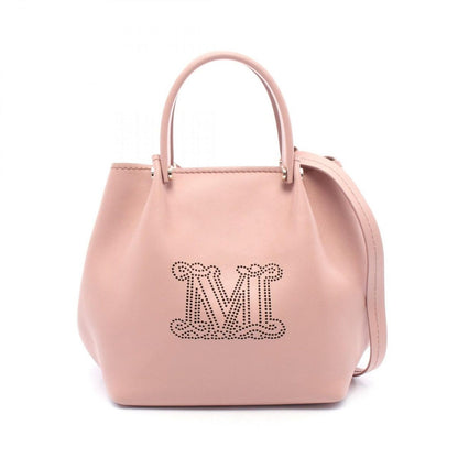 Max Mara Shoulder Bag 2-Way Pink Leather