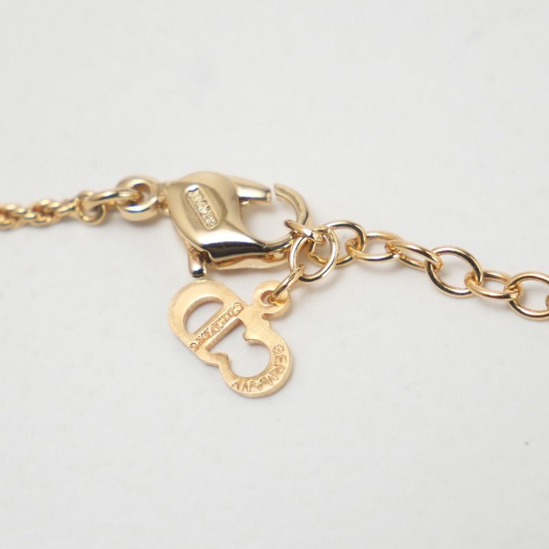 Christian DIOR Vintage Necklace Logo Gold Made In Germany 20241008 Ra1395