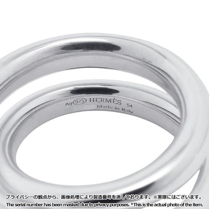 Hermes Ring Vertijus Silver 54