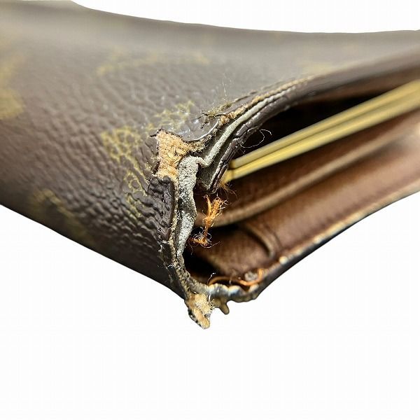 Louis Vuitton Monogram Foil Viennois M61674 Clasp Fold Wallet For Women