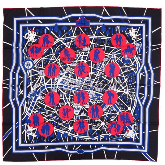 Hermes Carre 90 new Lovers Of Paris Les Nouveaux Amoureux De Scarf