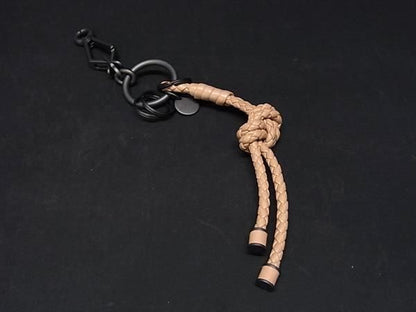 Bottega Veneta Bottega Veneta Leather Key Ring Key Holder Bag Charm
