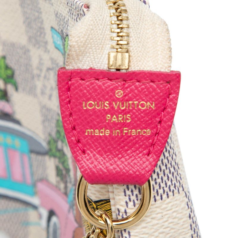 Louis Vuitton Damier Azure Vivienne Mini Pochette Accessoire Pouch Mini Handbag