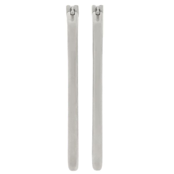 Louis Vuitton Earrings Bookle D'oreille LV Zip Earrings Metal Silver Mp3016