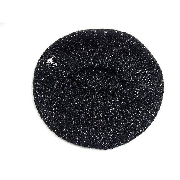Dior 75% Cotton 25% Wool Knit Cap Hat Black — view 4