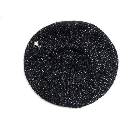 Dior 75% Cotton 25% Wool Knit Cap Hat Black — view 4