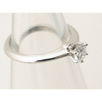Tiffany & Co Diamond Solitaire Ring Size 7 Pt950 — view 3