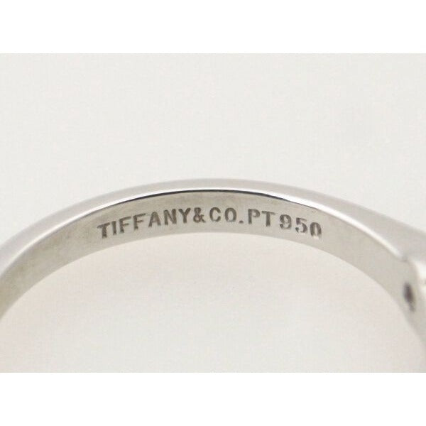 Tiffany & Co Diamond Solitaire Ring Size 7 Pt950 — view 5