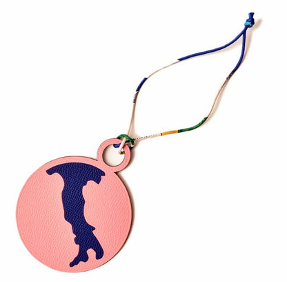 Hermes Bag Charm Lanyard Key Holder Hermes Epson Taurillon Clemence Italy